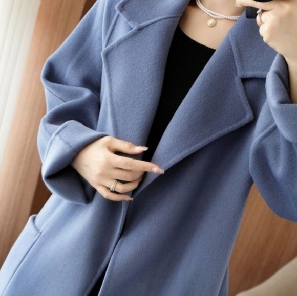 Wool Coat Women's Wear Autumn/Winter Fashion Temperament Double sidedNWTCa.. - Picture 4 of 5